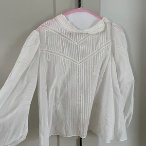 Doen Blouse in Salt